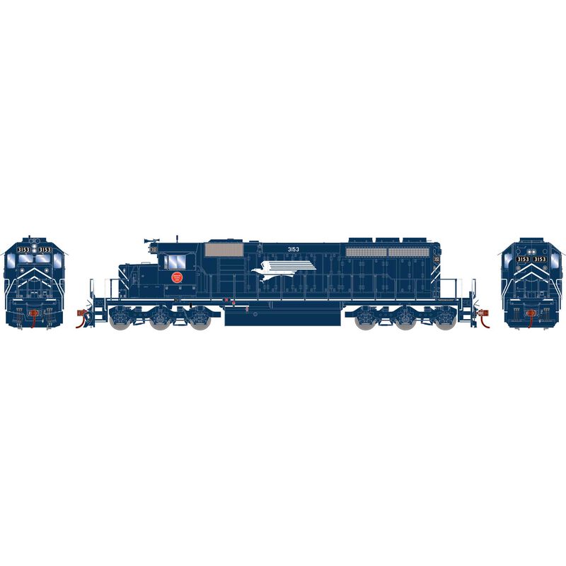 Athearn HO SD40-2 MP 3153 DCC/Sound