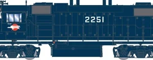 Athearn HO GP38-2 MP 2251 Former Rock Island - DCC/Sound