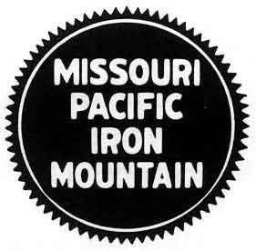 Missouri Pacific Iron Mountain buzzsaw logo